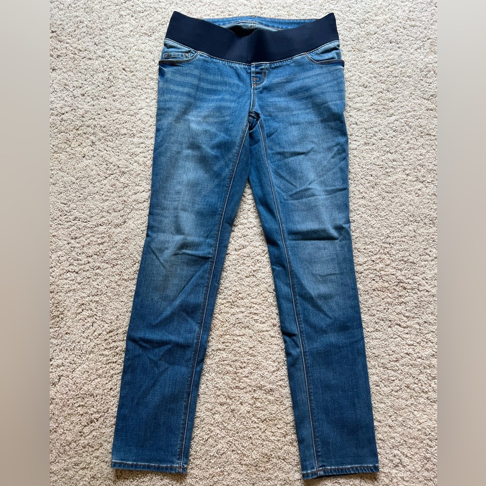 Maternity Low Front Panel jeans